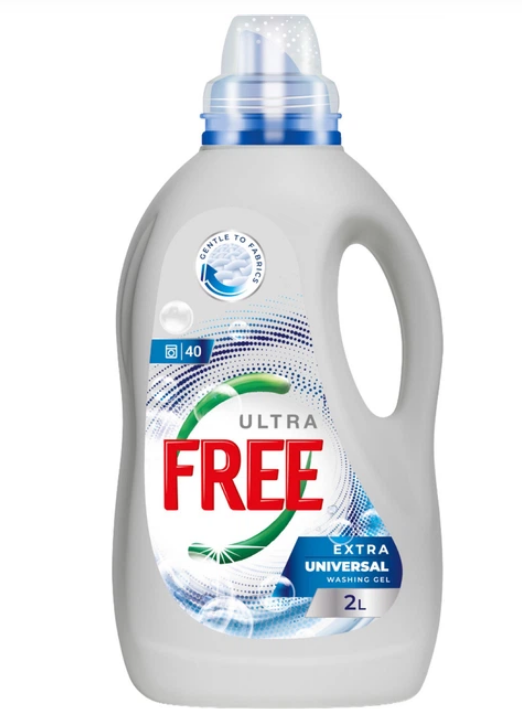 Free Extra гель д/прання 2л Universal з ароматом свіжості